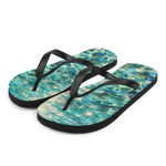 Flip Flops Bahamian Waters Post Impressionistic Front Left