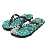 Flip Flops Bahamian Waters Post Impressionistic Front Left