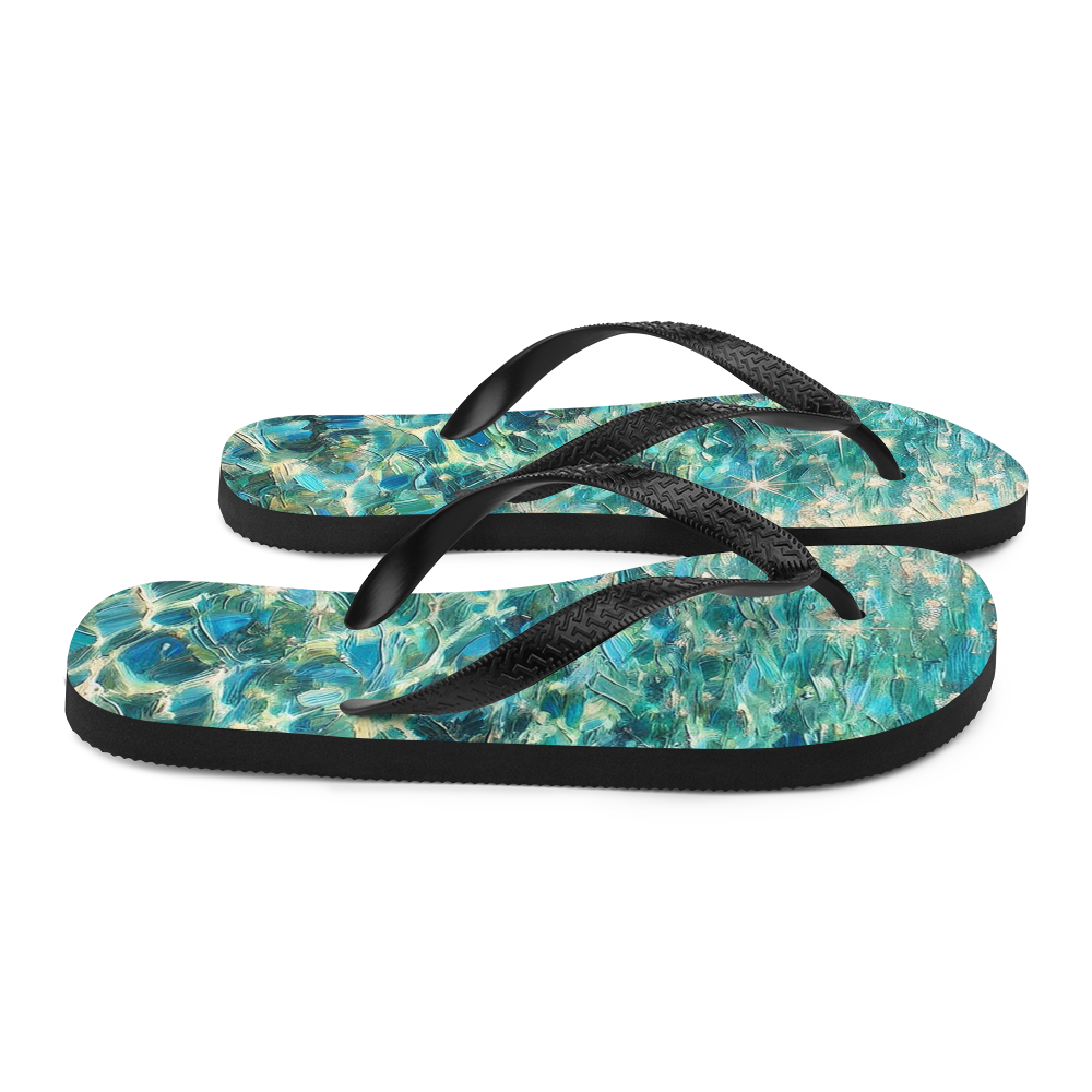 Flip Flops Bahamian Waters Post Impressionistic Right