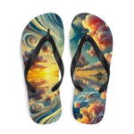 Flip Flops Bahamas Surreal Sunset White Top