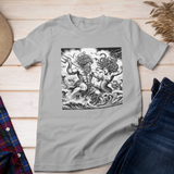 Poseidon Battling Medusa T-Shirt