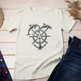 Ship Wheel Dolphin T-Shirt