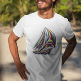 Surreal Colorful Sailboat Tee