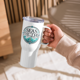 Seas The Day Anchor Travel Mug