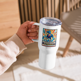 'Poseidon for Change' Stainless Steel Travel Mug