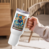 'Poseidon for Change' Stainless Steel Travel Mug