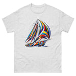 Surreal Color Sailboat T-Shirt in Ash