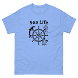 Sea Life Om T-Shirt in Carolina Blue