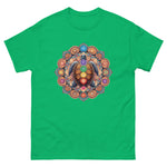 Sea Turtle Mandala Chakra T-Shirt in Irish Green