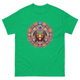 Sea Turtle Mandala Chakra T-Shirt in Irish Green