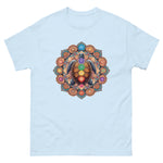 Sea Turtle Mandala Chakra T-Shirt in Light Blue