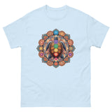 Sea Turtle Mandala Chakra T-Shirt in Light Blue