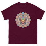 Sea Turtle Mandala Chakra T-Shirt in Maroon