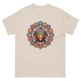 Sea Turtle Mandala Chakra T-Shirt in Natural