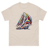 Surreal Color Sailboat T-Shirt in Natural