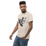 Poseidon Surfing Dolphin T-Shirt Left Front in Natural