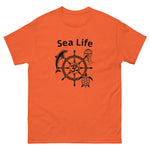 Sea Life Om T-Shirt in Orange