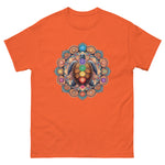 Sea Turtle Mandala Chakra T-Shirt in Orange