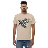 Poseidon Surfing Dolphin T-Shirt in Sand