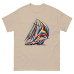 Surreal Color Sailboat T-Shirt in Sand