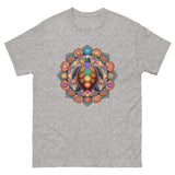 Sea Turtle Mandala Chakra T-Shirt in Sport Grey