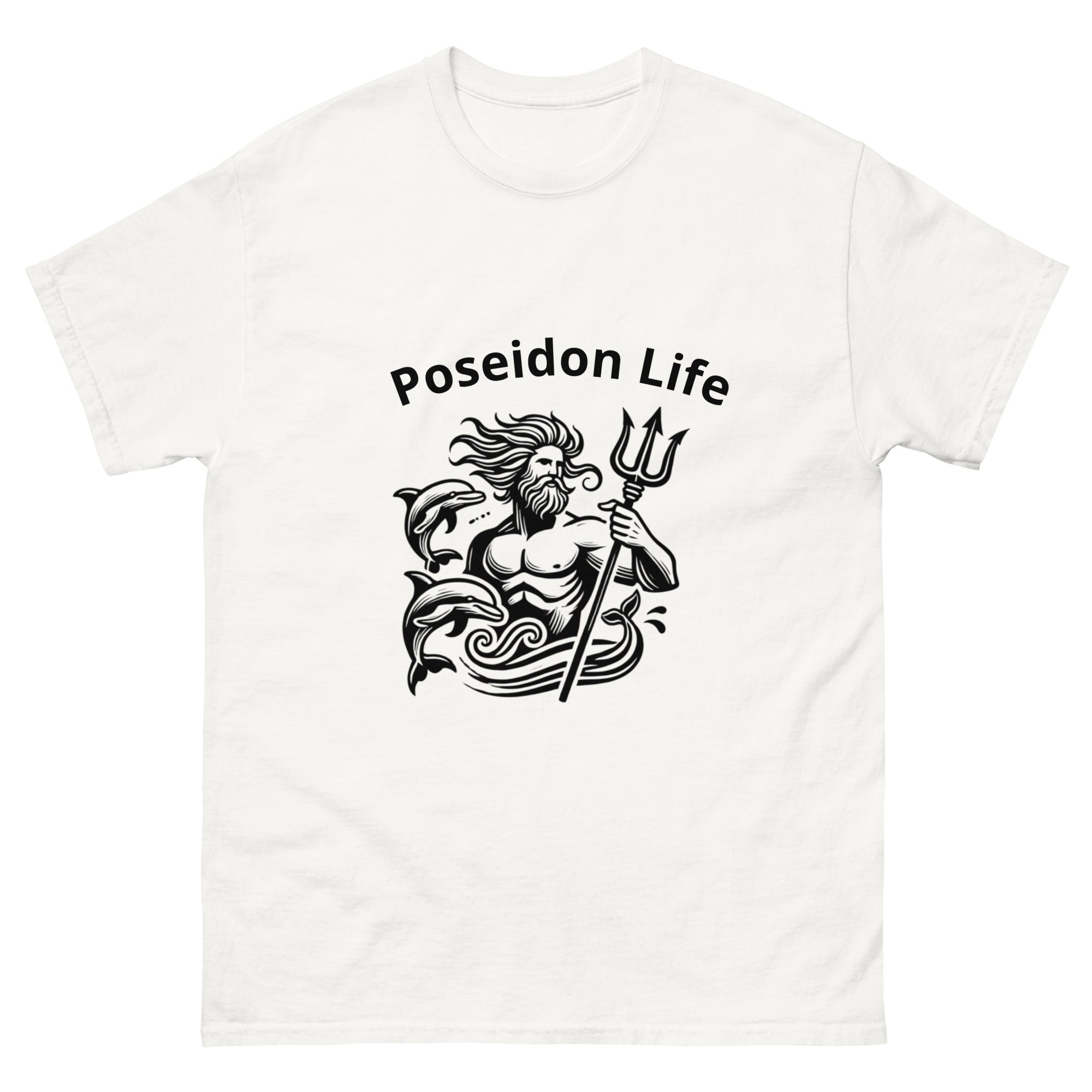 Poseidon Life T-Shirt in White