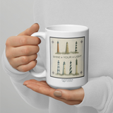 'Shine Your Light' 7 NC Lighthouses White Glossy Mug
