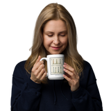 'Shine Your Light' 7 NC Lighthouses White Glossy Mug